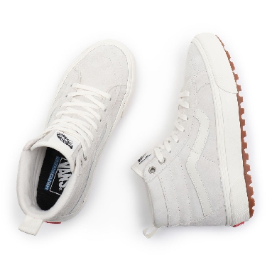 Vans Sk8-Hi MTE-1 White Classic Mens Womens - Marshmallow/Marshmallow VN0A5HZYQC5 Shoes