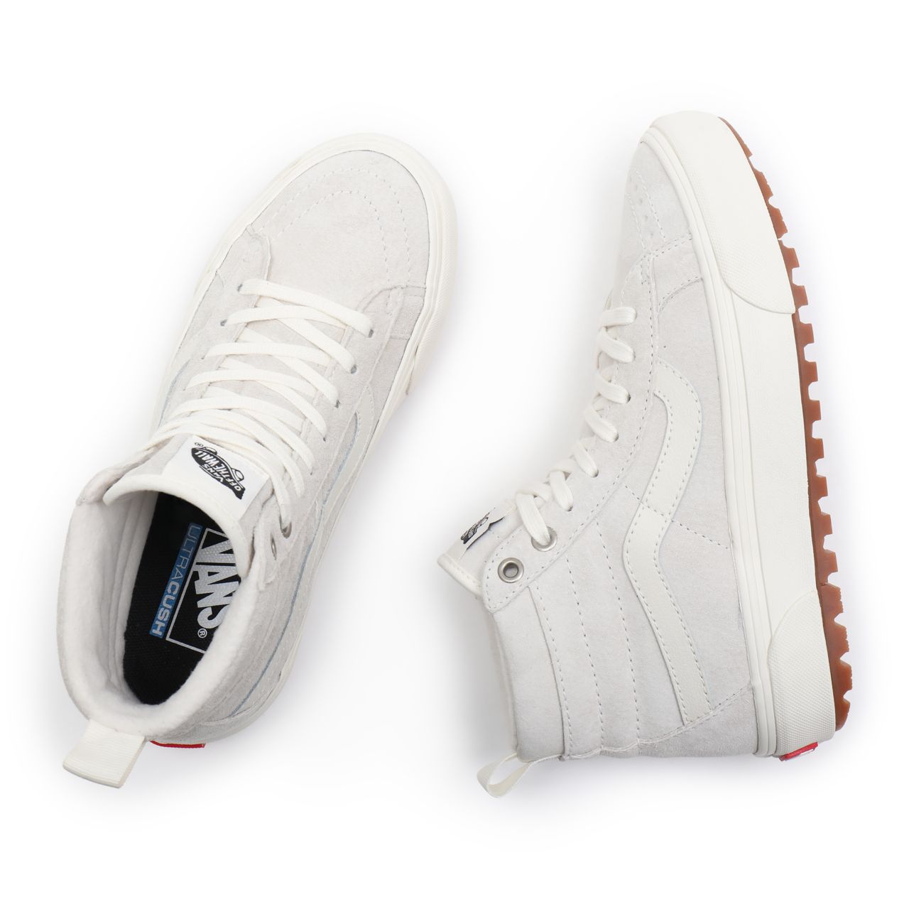 Vans Sk8-Hi MTE-1 White Classic Mens Womens - Marshmallow/Marshmallow VN0A5HZYQC5 Shoes