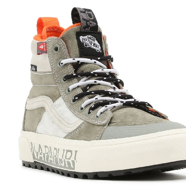 Vans X Napapijri Sk8-Hi MTE-2 Green Classic Mens Womens - (Mte) Napapijri/Forest Fog VN0A5HZZ8S8 Shoes