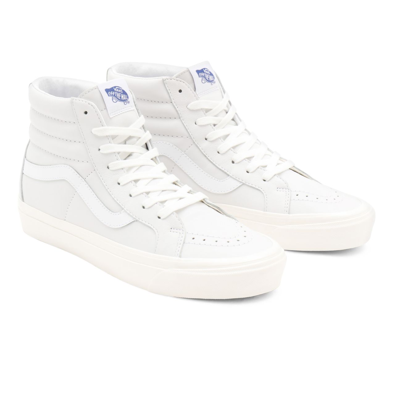 Vans Anaheim Factory Sk8-Hi 38 DX White Classic Mens Womens - (Anaheim Factory) True White/Leather VN0A38GF104 Shoes