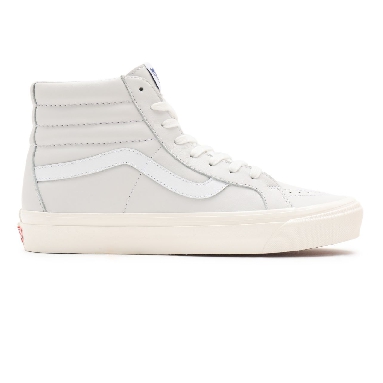 Vans Anaheim Factory Sk8-Hi 38 DX White Classic Mens Womens - (Anaheim Factory) True White/Leather VN0A38GF104 Shoes