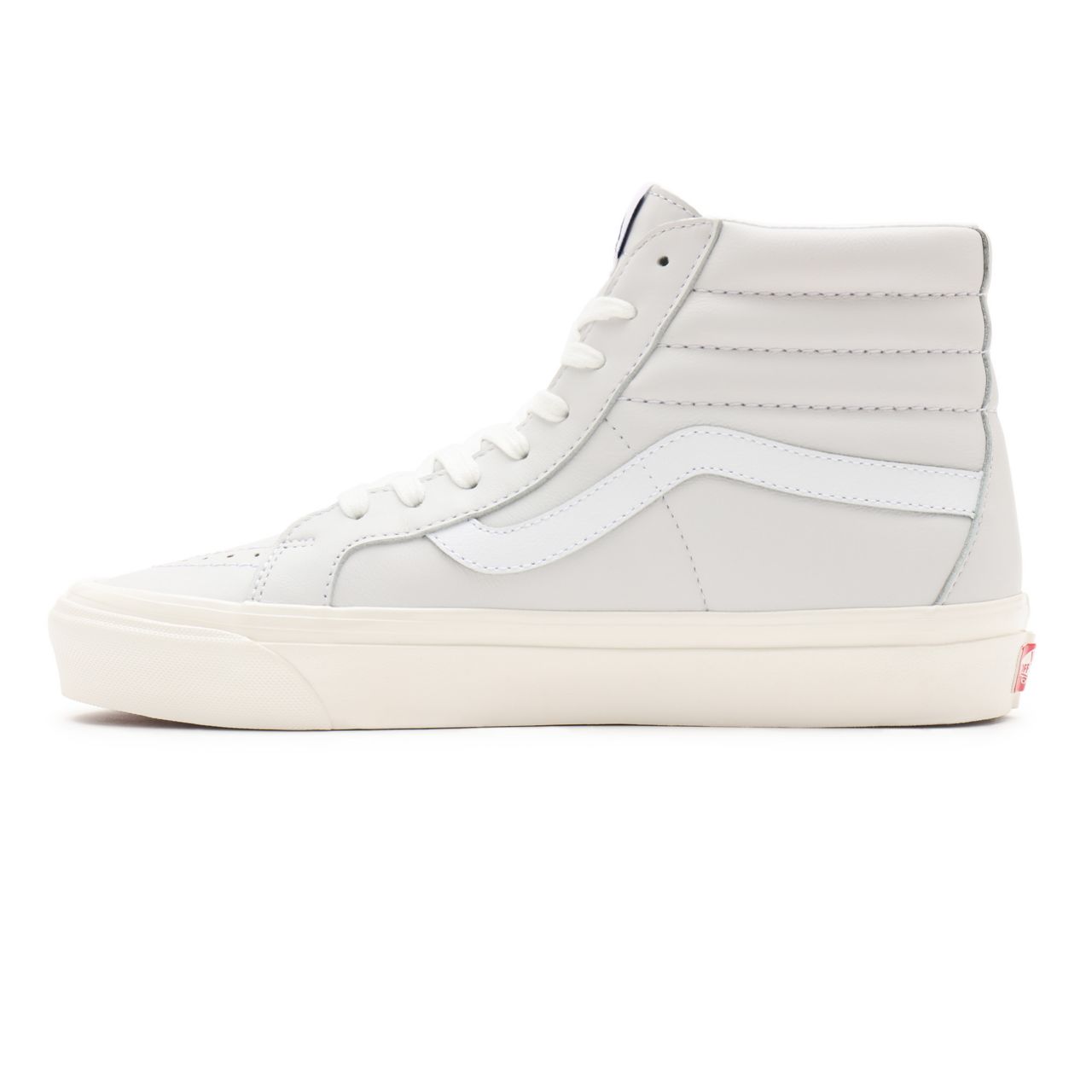 Vans Anaheim Factory Sk8-Hi 38 DX White Classic Mens Womens - (Anaheim Factory) True White/Leather VN0A38GF104 Shoes