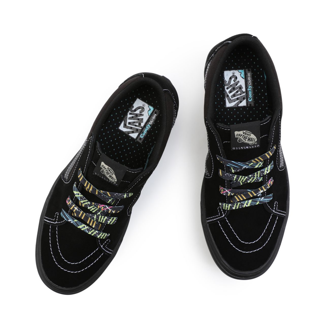 Vans Speed Lacer ComfyCush Sk8-Low Black Classic Mens Womens - (Speed Lacer) black/black VN0A4UVC9LC Shoes