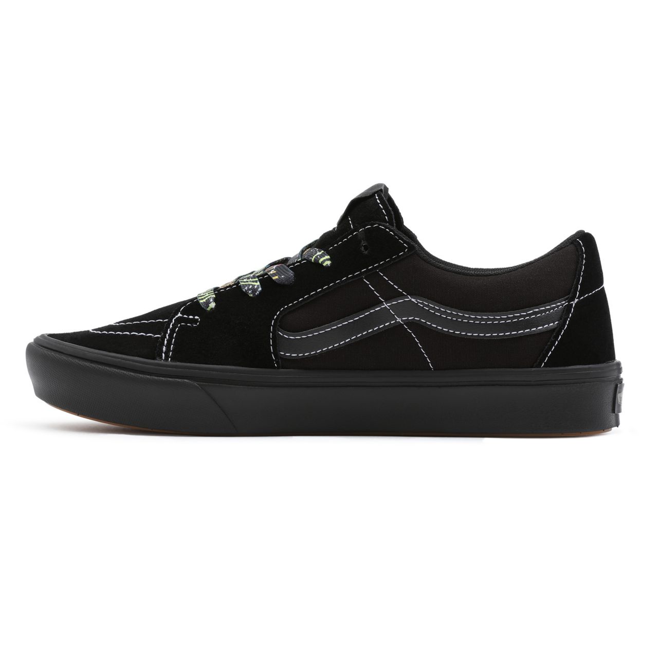 Vans Speed Lacer ComfyCush Sk8-Low Black Classic Mens Womens - (Speed Lacer) black/black VN0A4UVC9LC Shoes