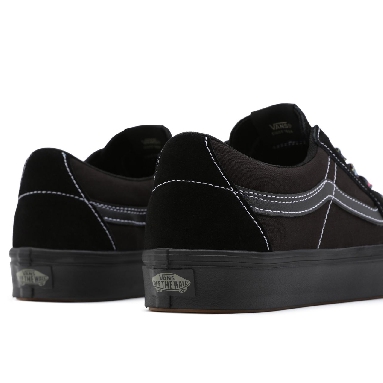 Vans Speed Lacer ComfyCush Sk8-Low Black Classic Mens Womens - (Speed Lacer) black/black VN0A4UVC9LC Shoes