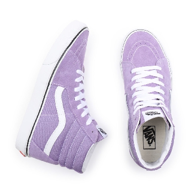 Vans Sk8-Hi Lilac Classic Mens Womens - chalk violet/true white VN0A32QG9GD Shoes