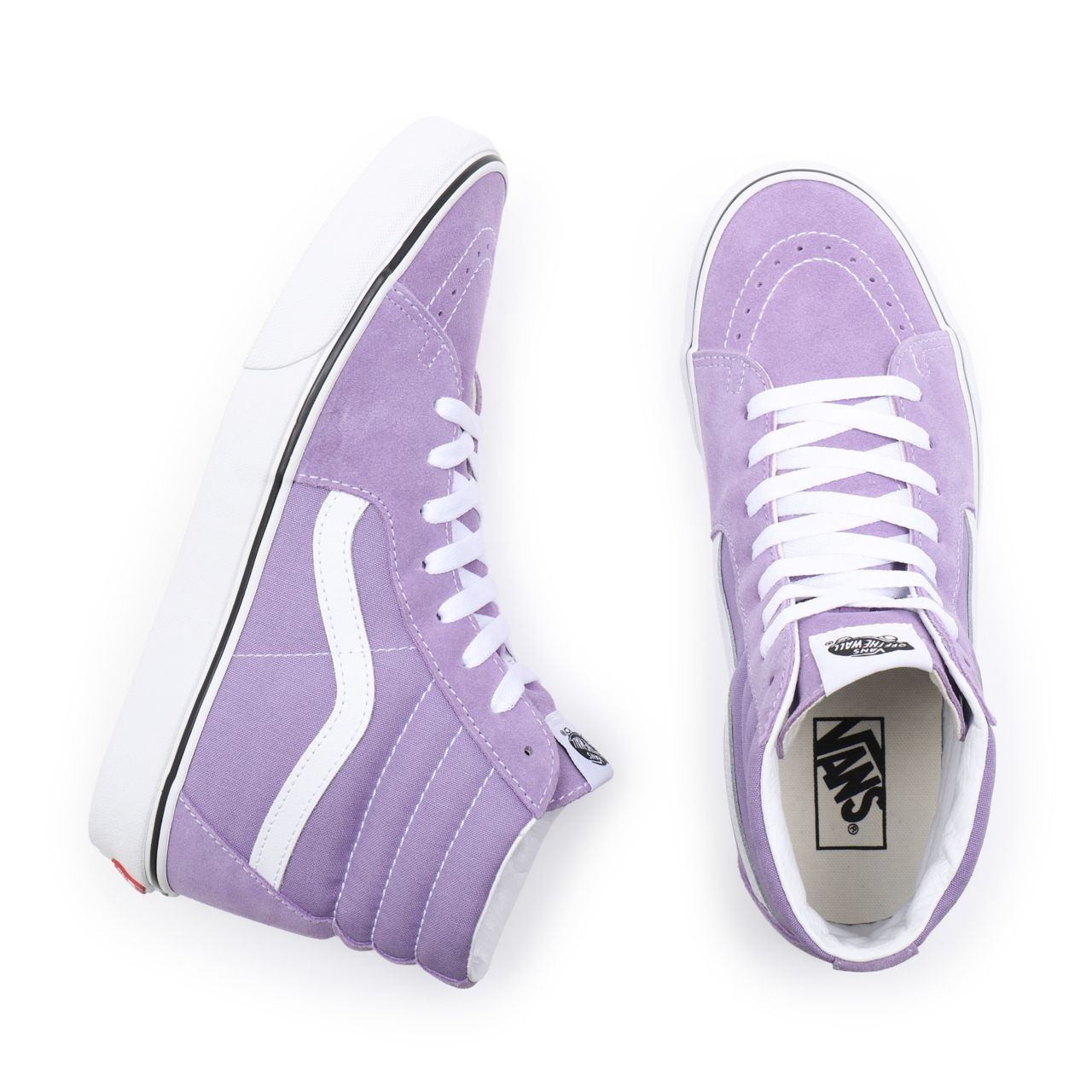 Vans Sk8-Hi Lilac Classic Mens Womens - chalk violet/true white VN0A32QG9GD Shoes