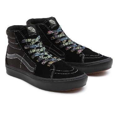 Vans Speed Lacer ComfyCush Sk8-Hi Black Classic Mens Womens - (Speed Lacer) black/black VN0A3WMB9LC Shoes