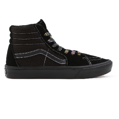 Vans Speed Lacer ComfyCush Sk8-Hi Black Classic Mens Womens - (Speed Lacer) black/black VN0A3WMB9LC Shoes