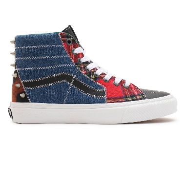 Vans Tartan Daze Sk8-Hi Multicolour Classic Mens Womens - (Tartan Daze) multi/acid dye VN0A32QG9GB Shoes