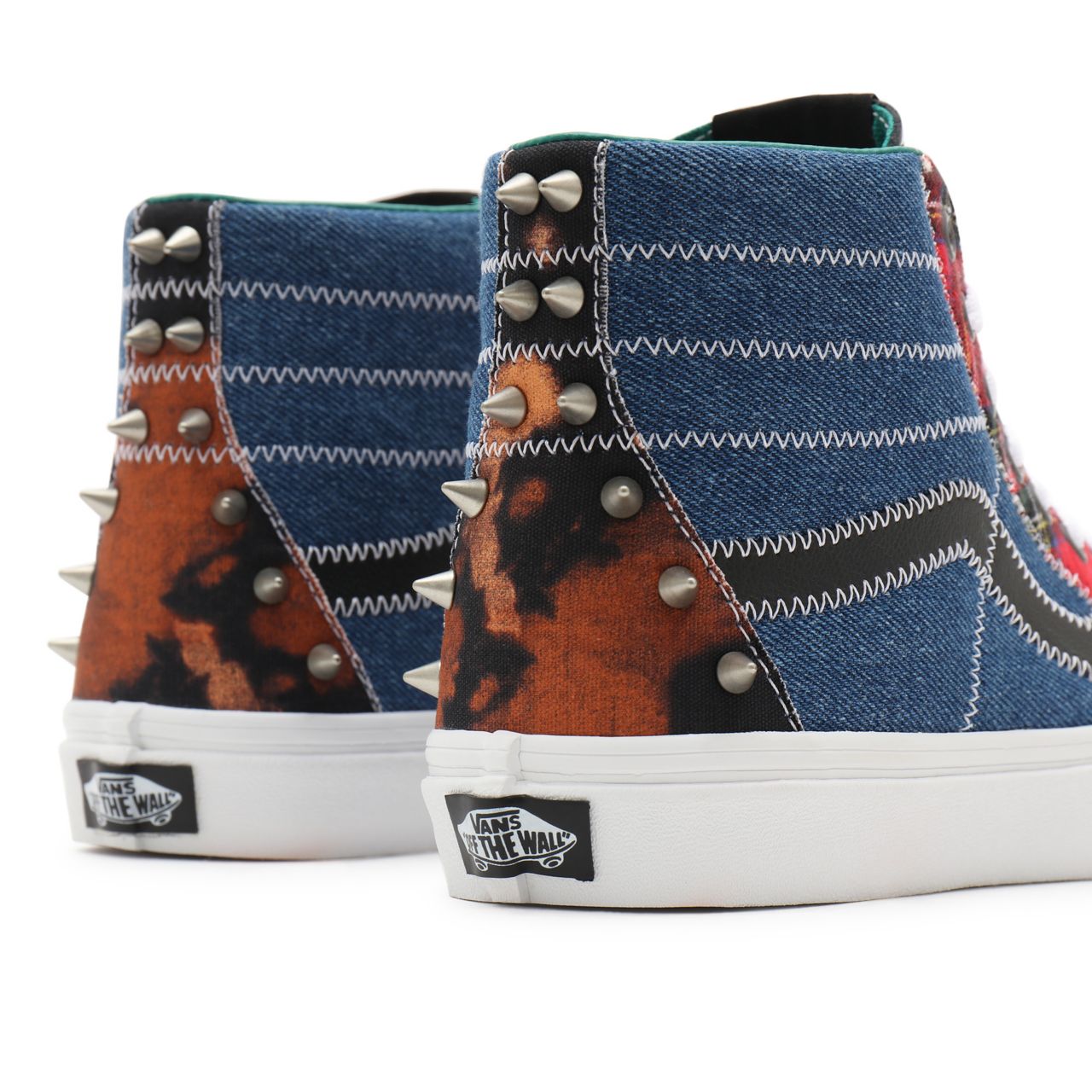 Vans Tartan Daze Sk8-Hi Multicolour Classic Mens Womens - (Tartan Daze) multi/acid dye VN0A32QG9GB Shoes