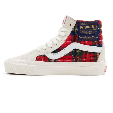 Vans Anaheim Factory Sk8-Hi 38 DX Multicolour Classic Mens Womens - (Anaheim Factory) pendleton/royal stewart tartan VN0A38GF9GT Shoes