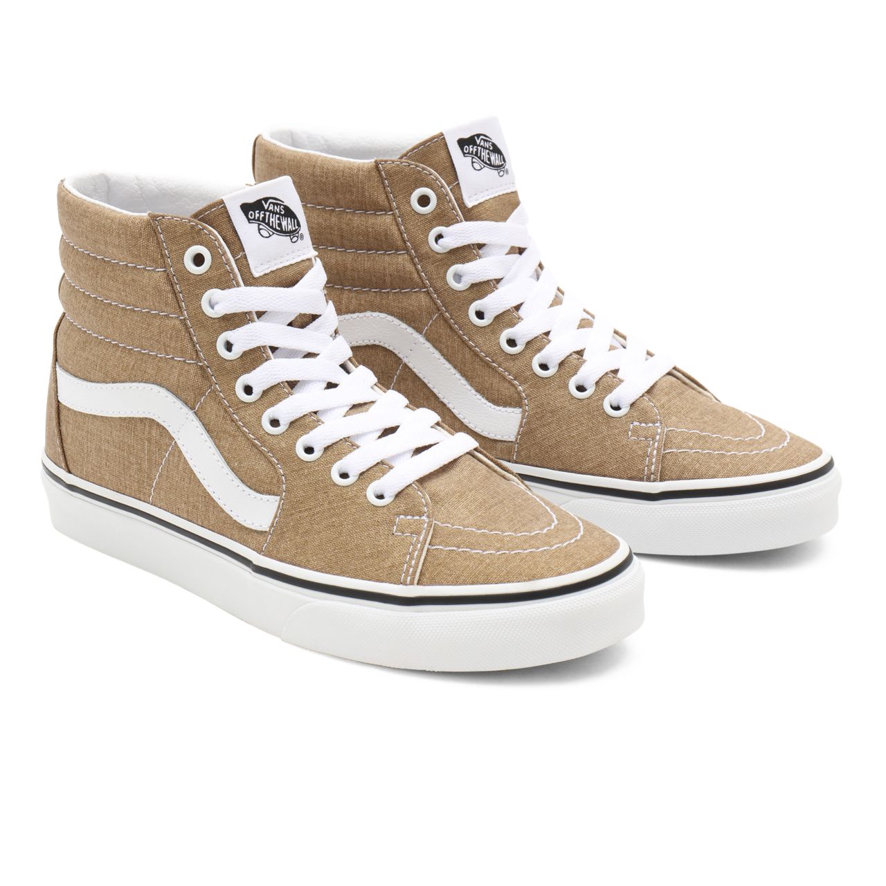 Vans Sk8-Hi Brown Classic Mens Womens - bronze age/true white VN0A32QG9EN Shoes