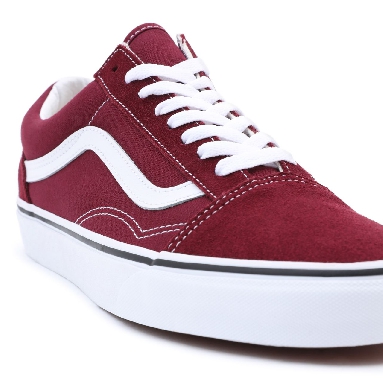 Vans Old Skool Red Classic Mens Womens - Port Royale/True White VN0A38G15U7 Shoes