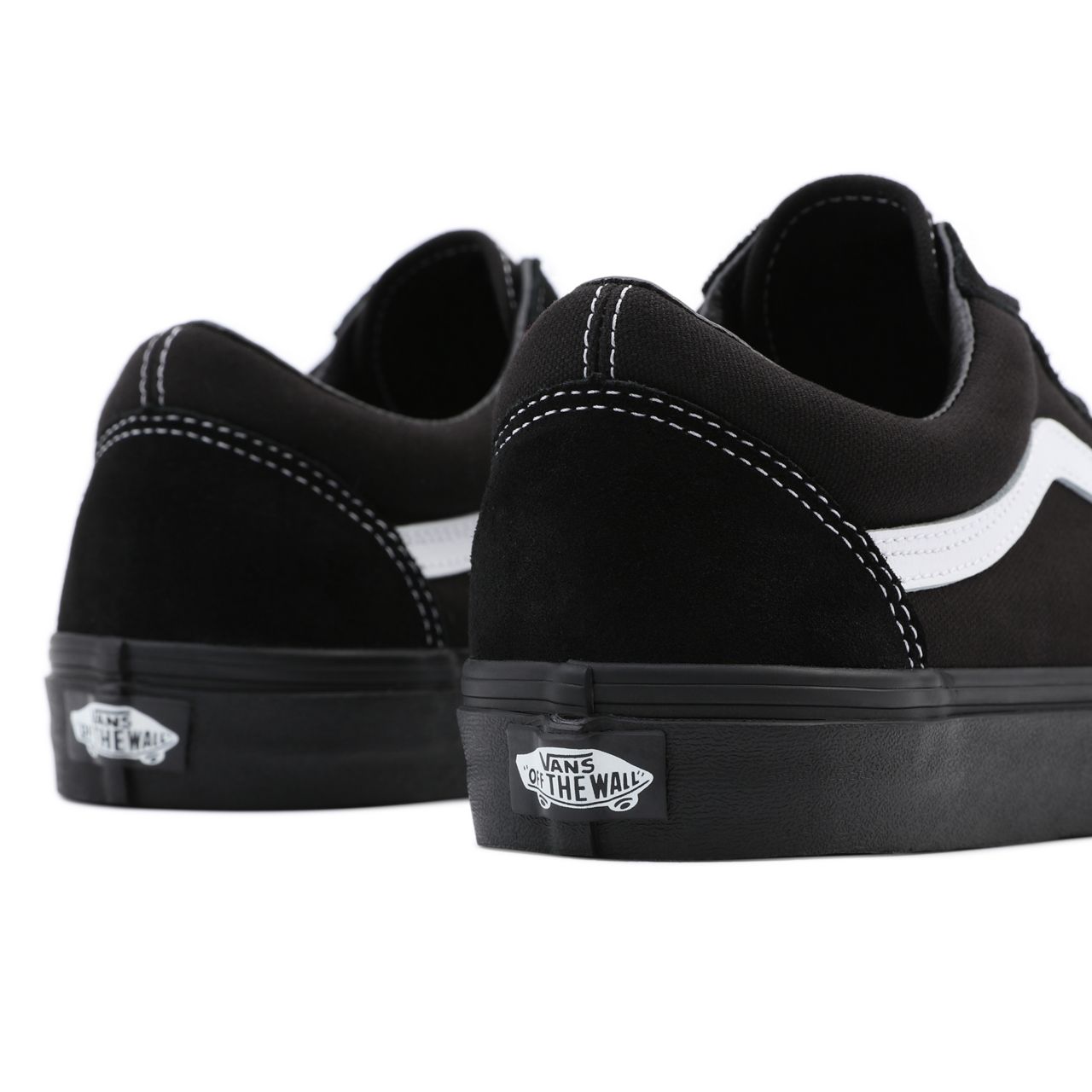 Vans Suede/Canvas Old Skool Black Classic Mens Womens - (Suede/Canvas) Black/Black/True White VN0A3WKT5WU Shoes