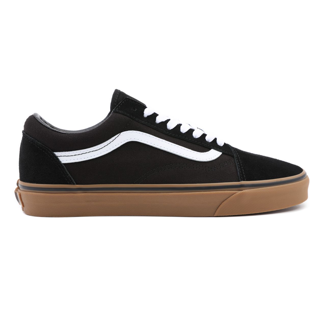 Vans Gumsole Old Skool Black Classic Mens Womens - (Gumsole) Black/Medium Gum VN0001R1GI6 Shoes