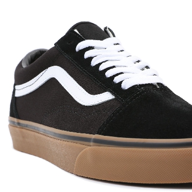 Vans Gumsole Old Skool Black Classic Mens Womens - (Gumsole) Black/Medium Gum VN0001R1GI6 Shoes