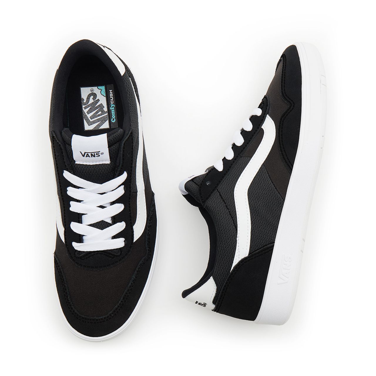 Vans Staple Cruze Too ComfyCush Black Classic Mens Womens - (Staple) Black/True White VN0A5KR5OS7 Shoes