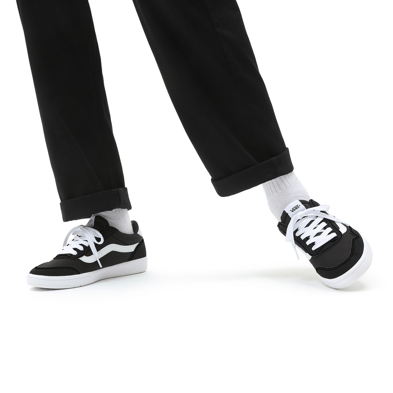 Vans Staple Cruze Too ComfyCush Black Classic Mens Womens - (Staple) Black/True White VN0A5KR5OS7 Shoes