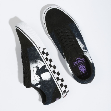 Vans X The Exorcist Old Skool Black Classic Mens Womens - (Terror) The Exorcist VN0A4U3BBOO Shoes