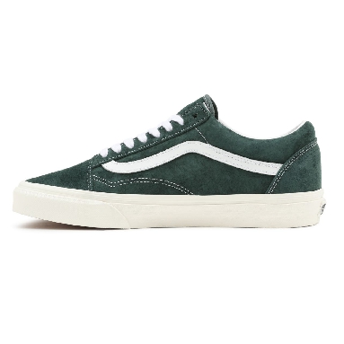 Vans Pig Suede Old Skool Green Classic Mens Womens - (Pig Suede) Jungle Green/Snow White VN0A5JMI94T Shoes