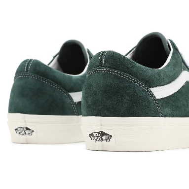 Vans Pig Suede Old Skool Green Classic Mens Womens - (Pig Suede) Jungle Green/Snow White VN0A5JMI94T Shoes