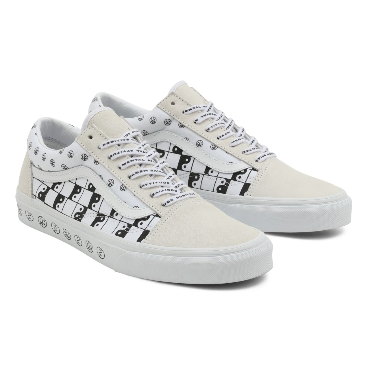 Vans PMA Old Skool White Classic Mens Womens - (Pma) True White/Black VN0A7Q2JBCI Shoes