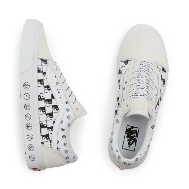 Vans PMA Old Skool White Classic Mens Womens - (Pma) True White/Black VN0A7Q2JBCI Shoes