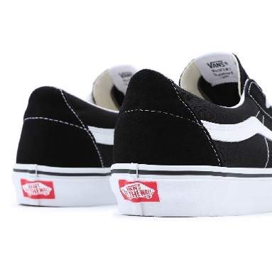 Vans Sk8-Low Black Classic Mens Womens - Black-True White VN0A4UUK6BT Shoes