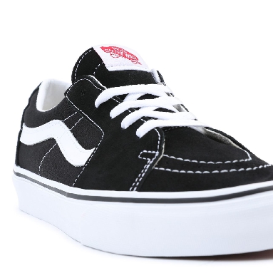 Vans Sk8-Low Black Classic Mens Womens - Black-True White VN0A4UUK6BT Shoes