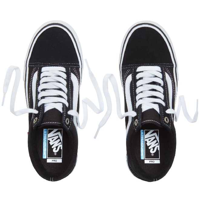 Vans Old Skool Pro Classic Mens Womens - Black/White VN000ZD4Y28 Shoes