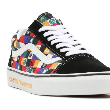 Vans Doodle Old Skool Multicolour Classic Mens Womens - (Doodle) Multi/Black VN0A7Q2JAB6 Shoes