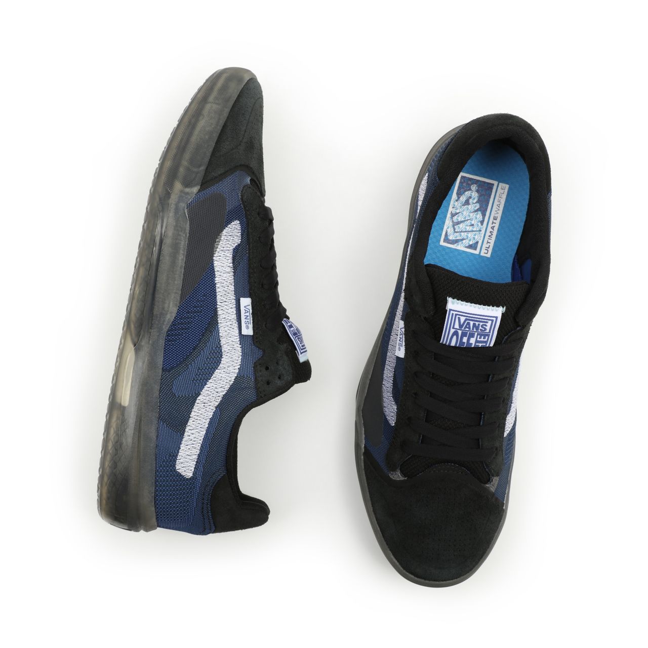 Vans Deuce EVDNT UltimateWaffle Black Classic Mens Womens - (Deuce) Black/True Blue VN0A5DY78B2 Shoes