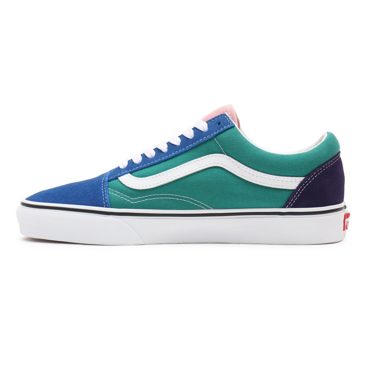 Vans Retro Court Old Skool Blue Classic Mens Womens - (Retro Court) multi/true white VN0A38G19EJ Shoes