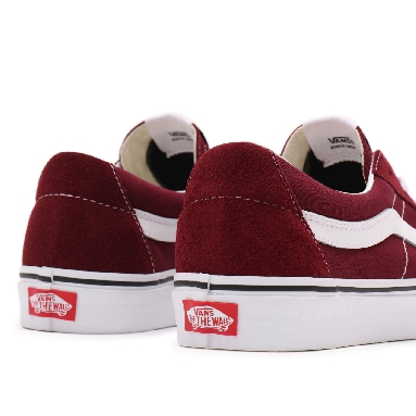 Vans Sk8-Low Red Classic Mens Womens - Port Royale/True White VN0A4UUK5U7 Shoes