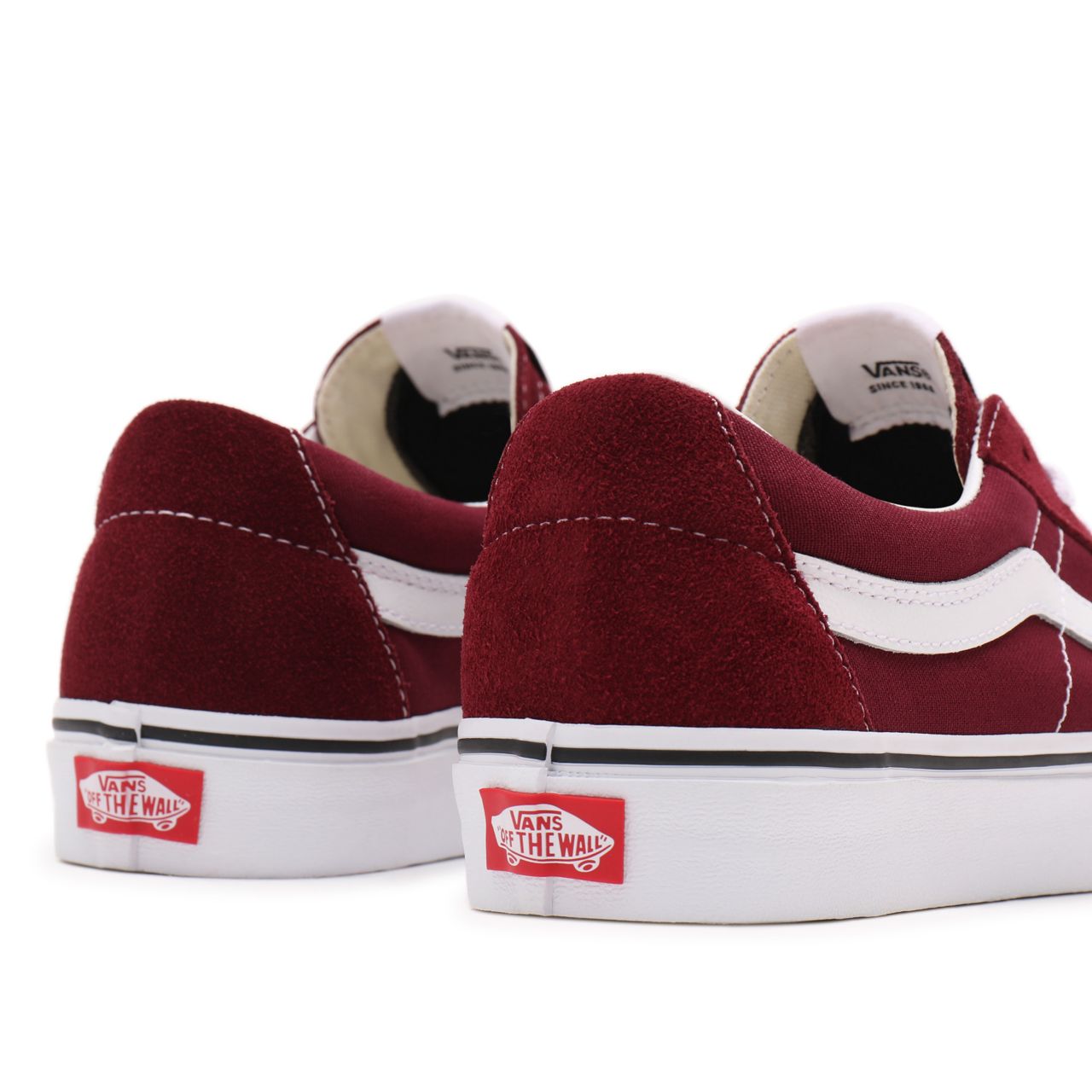 Vans Sk8-Low Red Classic Mens Womens - Port Royale/True White VN0A4UUK5U7 Shoes