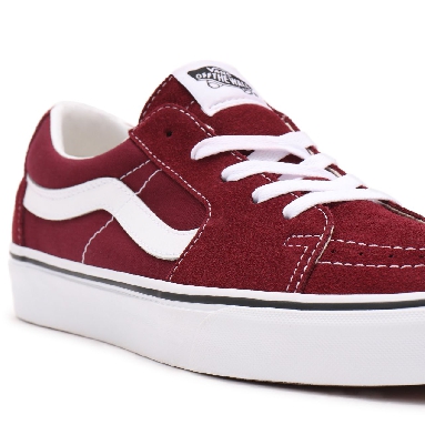 Vans Sk8-Low Red Classic Mens Womens - Port Royale/True White VN0A4UUK5U7 Shoes