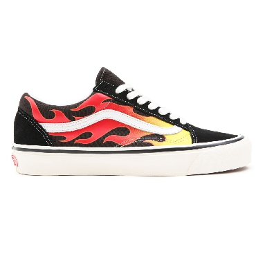 Vans Anaheim Factory Old Skool 36 DX Black Classic Mens Womens - (Anaheim Factory) Epic Flame/Black/True White VN0A54F3423 Shoes