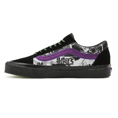 Vans Halloween Punk Old Skool 36 DX Black Classic Mens Womens - (Halloween Punk) Black/True White VN0A38G2BCJ Shoes