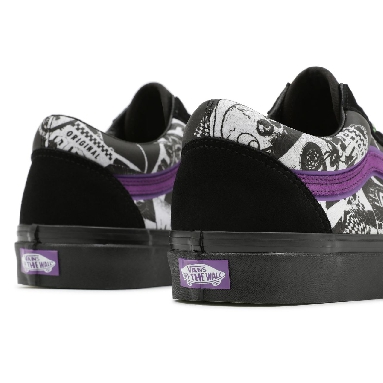 Vans Halloween Punk Old Skool 36 DX Black Classic Mens Womens - (Halloween Punk) Black/True White VN0A38G2BCJ Shoes