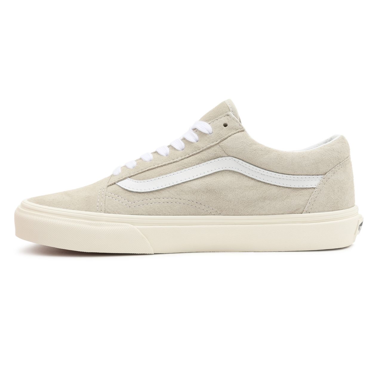 Vans Pig Suede Old Skool Beige Classic Mens Womens - (Pig Suede) Oatmeal/Snow White VN0A5JMI94V Shoes