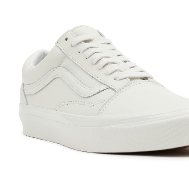 Vans Anaheim Factory Old Skool 36 DX White Classic Mens Womens - (Anaheim Factory) Vintage Leather/Blanc De Blanc VN0A54F38FJ Shoes