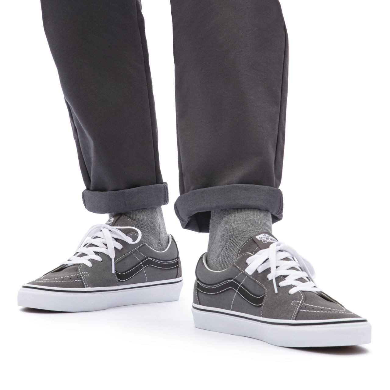 Vans Utility Sk8-Low Grey Classic Mens Womens - (Utility) Pewter/Black VN0A4UUKA5V Shoes