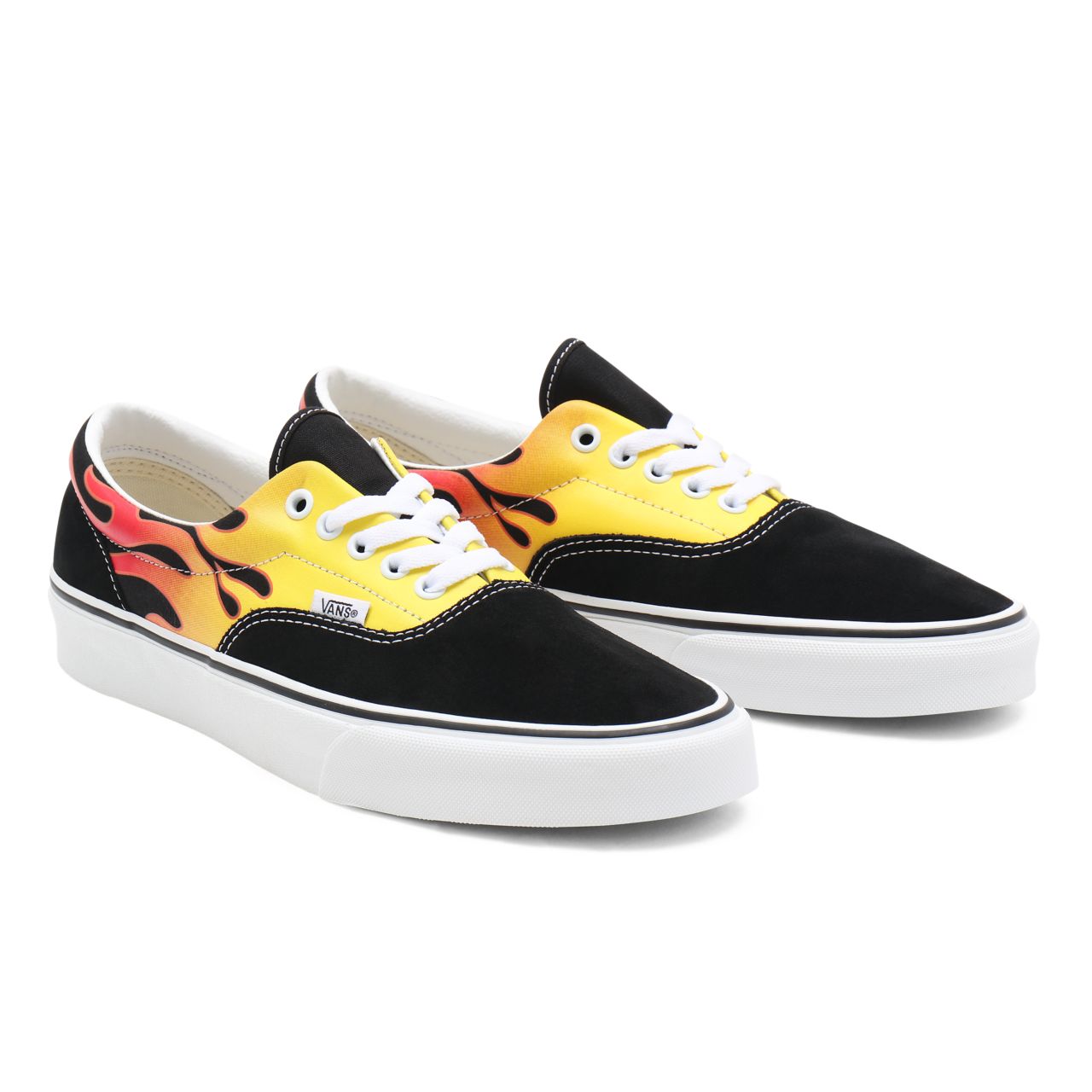 Vans Flame Era Black Classic Mens Womens - (Flame) Black/True White VN0A4BV4XEY Shoes