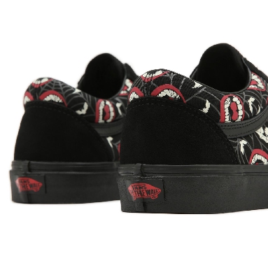 Vans Glow Frights Old Skool Black Classic Mens Womens - (Glow Frights) Black/Black VN0A5KRF8MG Shoes