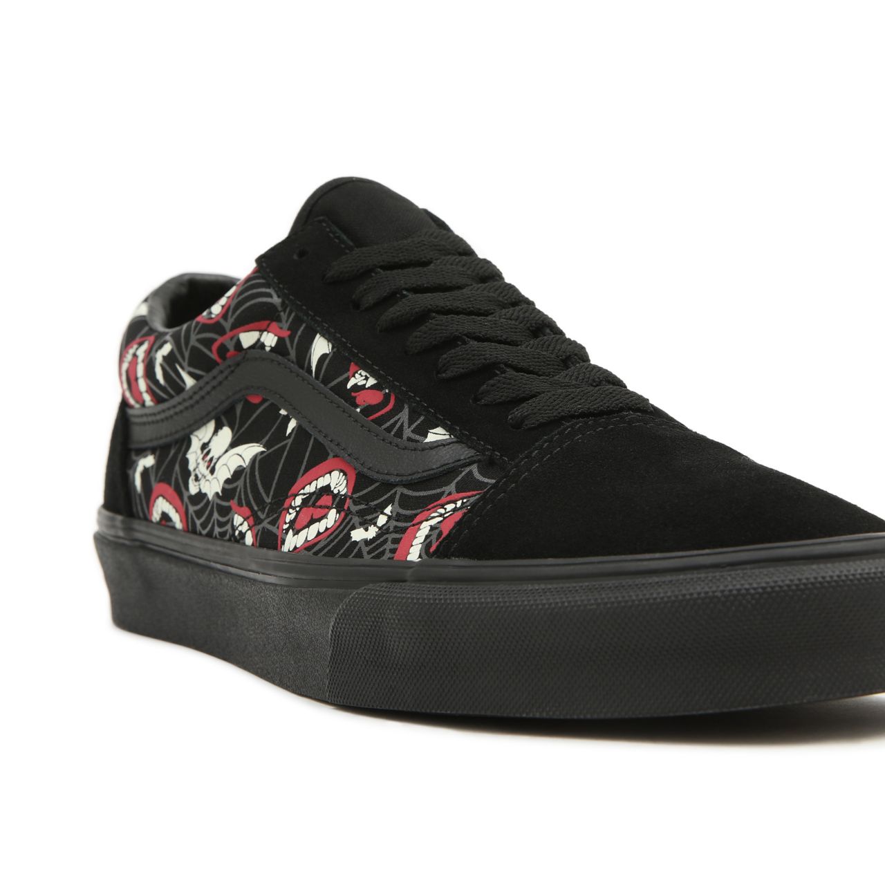 Vans Glow Frights Old Skool Black Classic Mens Womens - (Glow Frights) Black/Black VN0A5KRF8MG Shoes