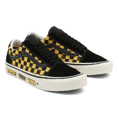 Vans Anaheim Factory Old Skool 36 DX Yellow Classic Mens Womens - (Anaheim Factory) Freestyle/Spectra Yellow VN0A54F397A Shoes