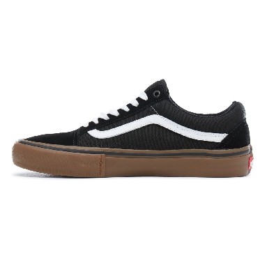 Vans Old Skool Pro Classic Mens Womens - Black-White-Gum VN000ZD4BW9 Shoes