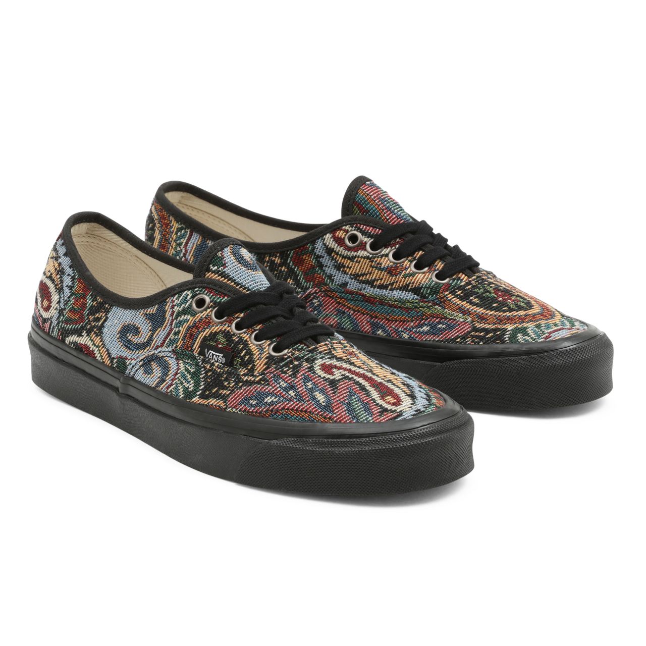 Vans Tapestry Authentic 44 DX Multicolour Classic Mens Womens - (Tapestry) Multi 2/Blue VN0A38ENAB8 Shoes