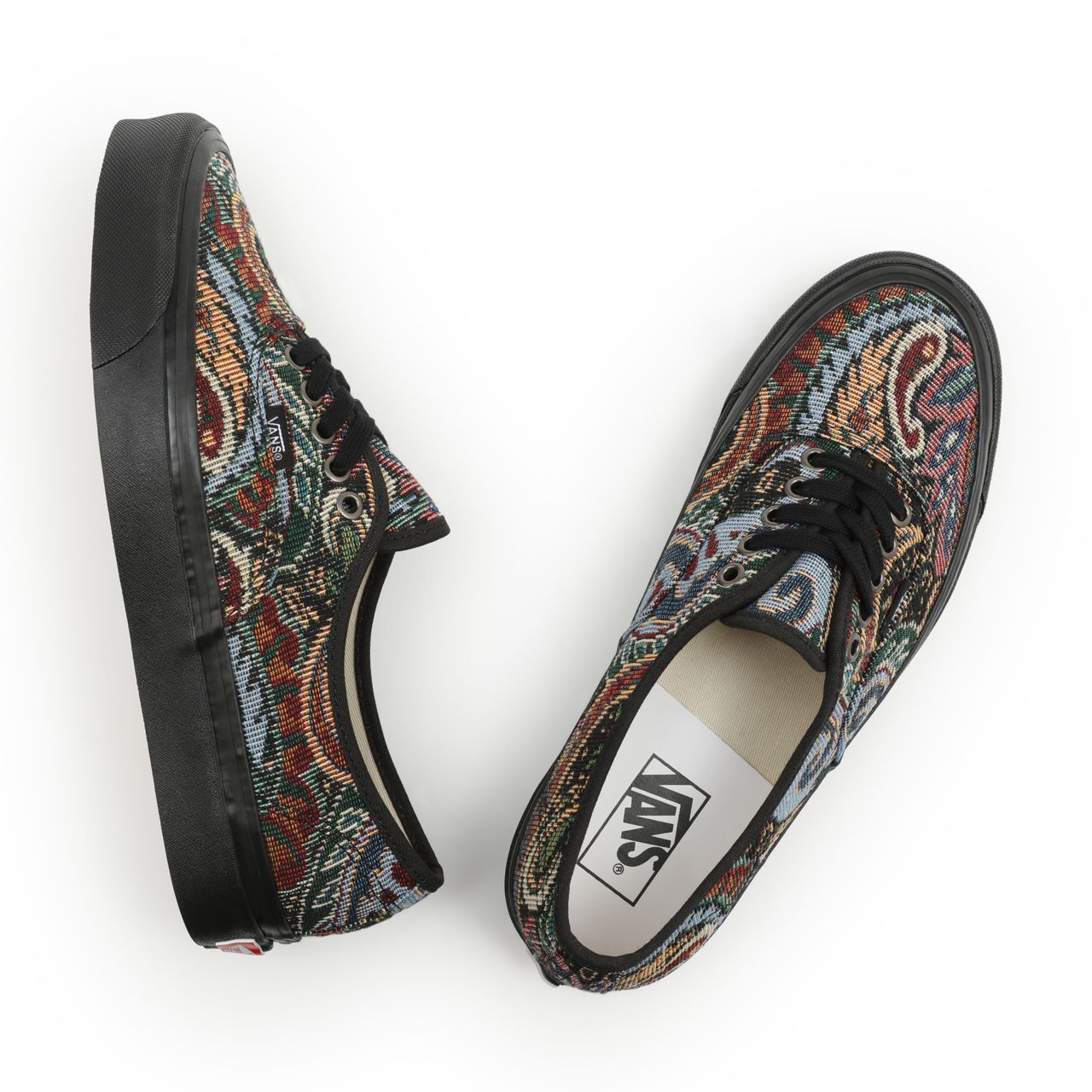 Vans Tapestry Authentic 44 DX Multicolour Classic Mens Womens - (Tapestry) Multi 2/Blue VN0A38ENAB8 Shoes